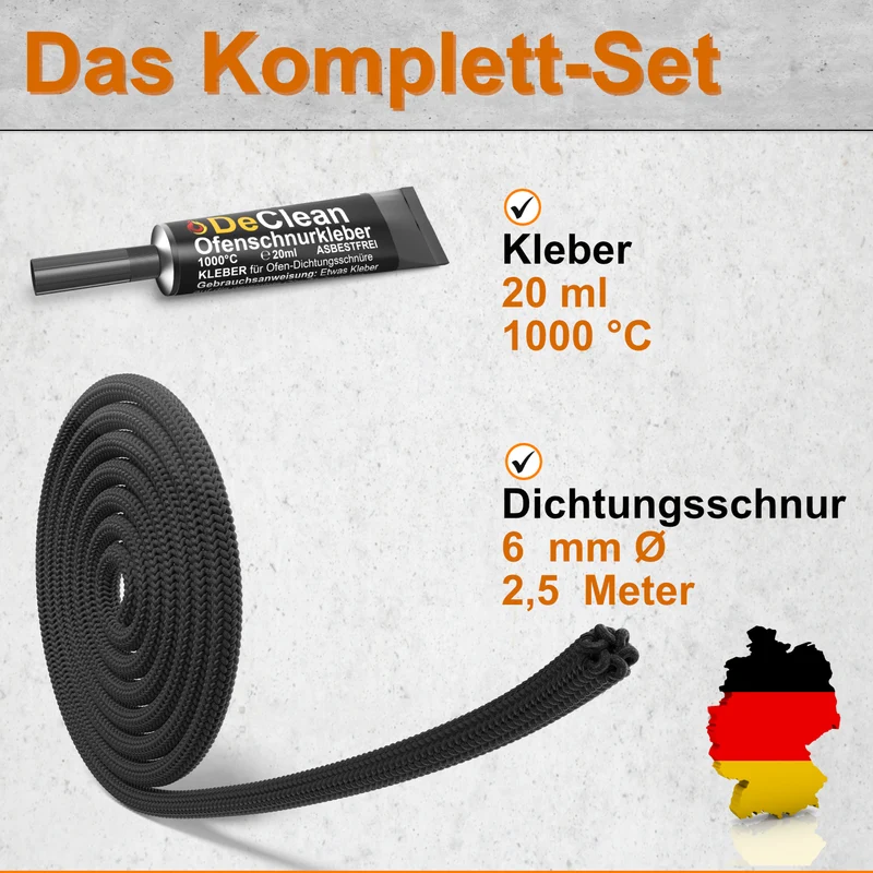 2 Türdichtung 2,5 m 6 mm