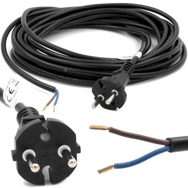 Staubsauger Kabel Anschlusskabel kompatibel mit Kärcher, Bosch, Nilfisk Alto