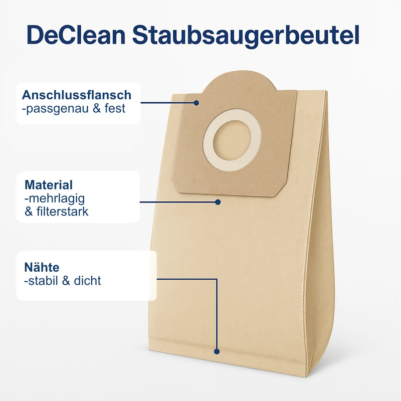 30x Staubsaugerbeutel kompatibel mit Kärcher K2101 K 4000 Plus A2101