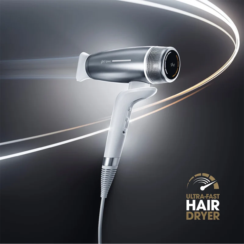 Speed Professional Hair Dryer In Metallic White