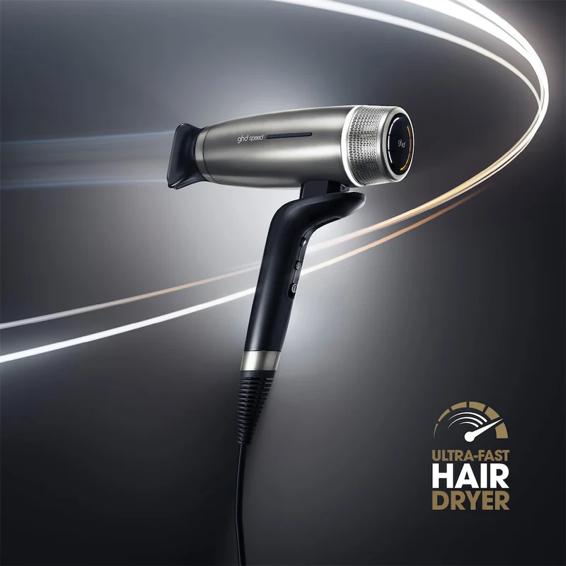 Speed Professional Hair Dryer In Metallic Black