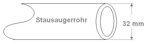 Staubsaugerdüse 32 mm 200 mm