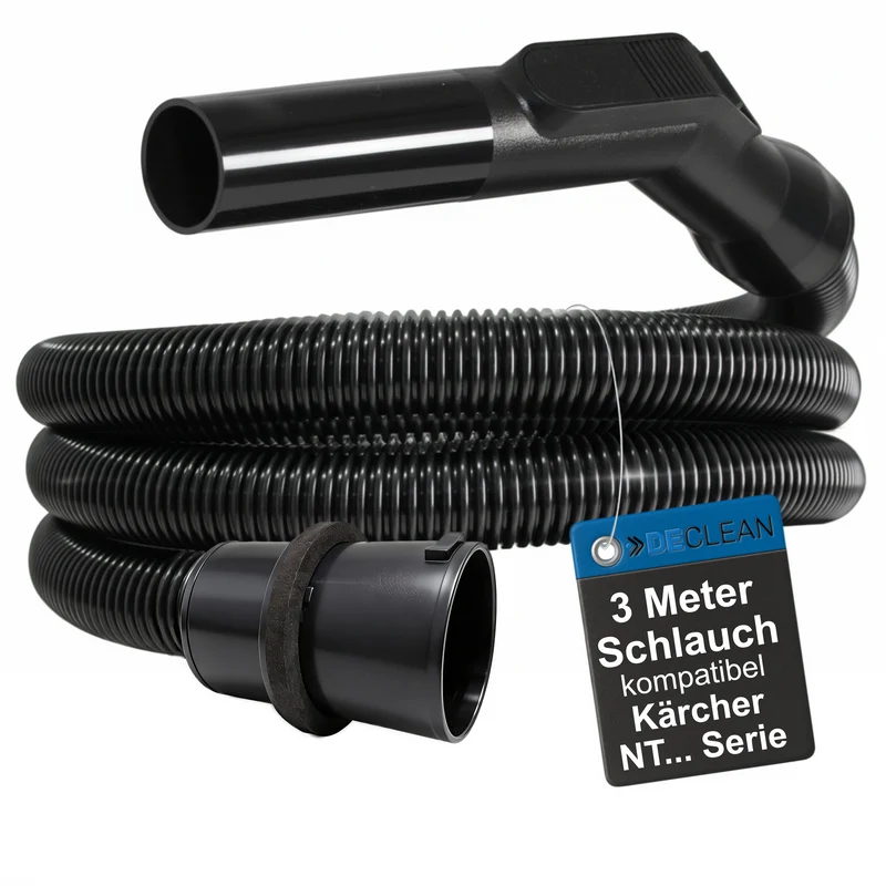 3 Staubsaugerschlauch 3 M kompatibel mit Kärcher Serie NT 301, 360, 361, 362