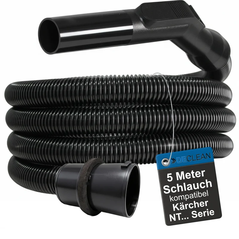 5 Meter Staubsaugerschlauch kompatibel mit Kärcher Serie NT65/2NT 45/1, 48/1, 55/1. 65/2