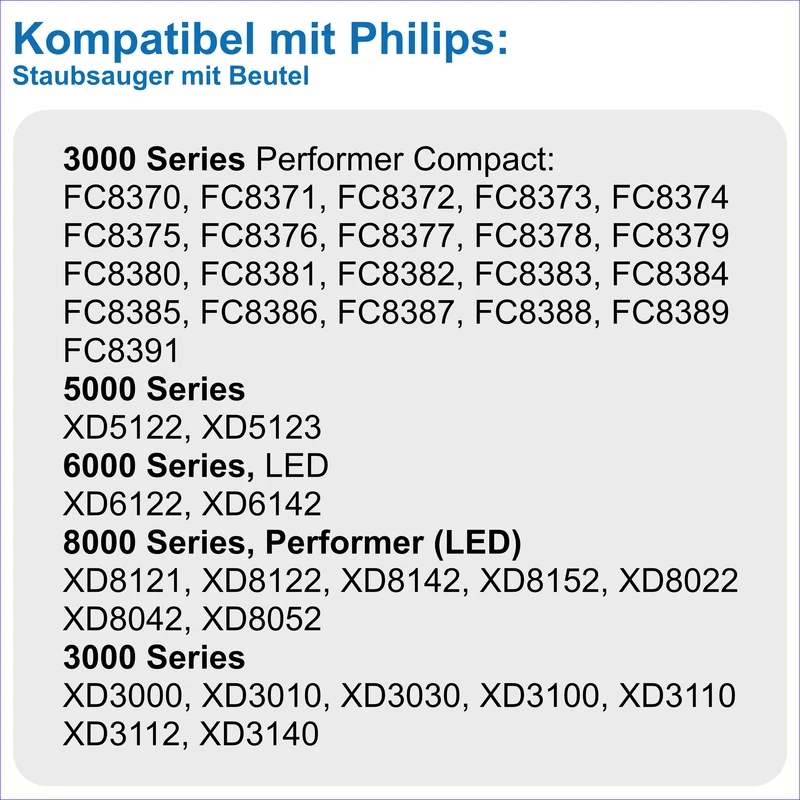 Teleskoprohr kompatibel mit Philips Performer Compact FC8370 FC8375