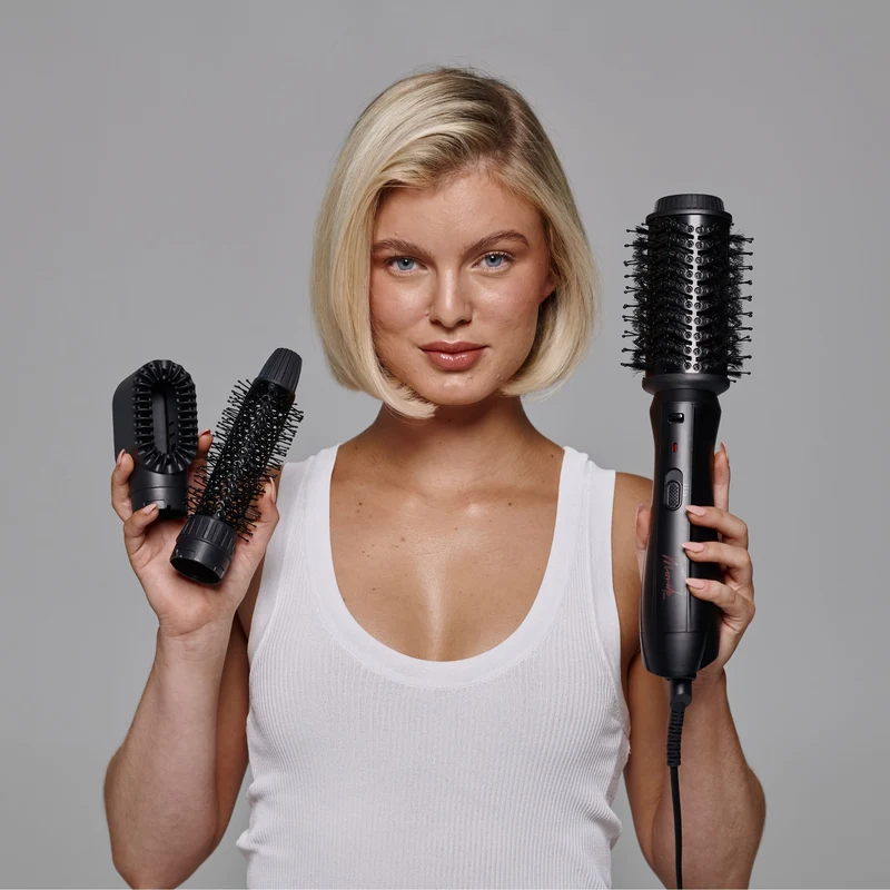Interchangable Blow Dry Brush - Black
