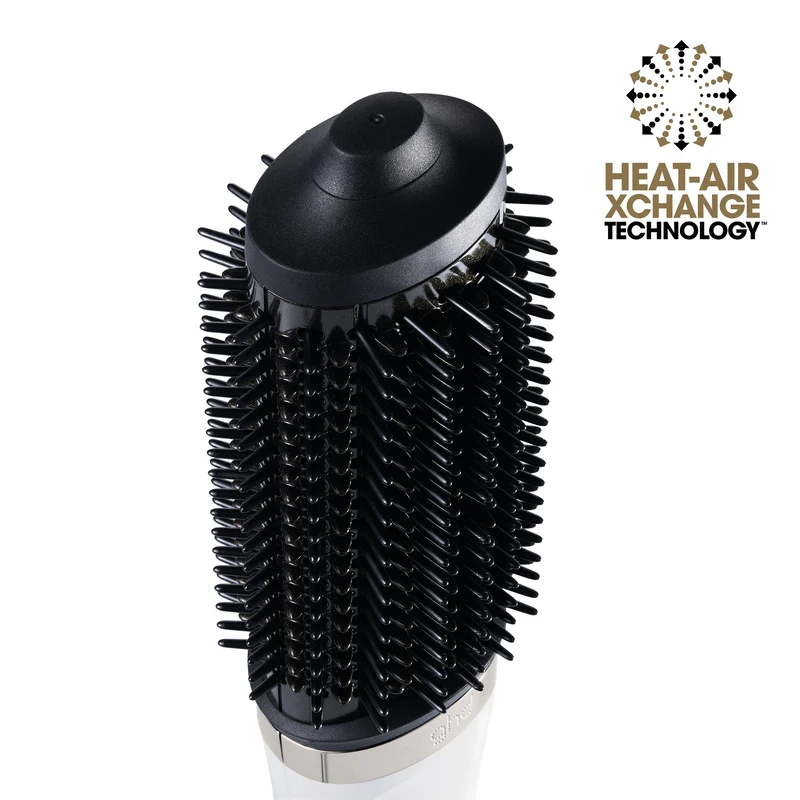 Duet Blow Dry 2-In-1 Hair Dryer Brush - White