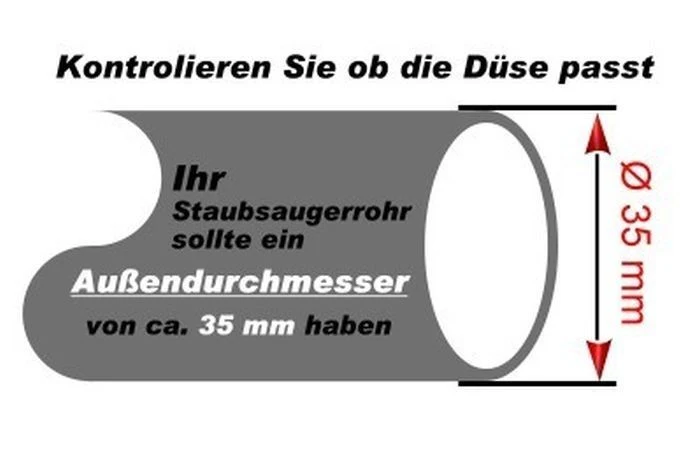 Hartbodendüse mm z 35 mm kompatibel mit Samsung, Quelle, Panasonic