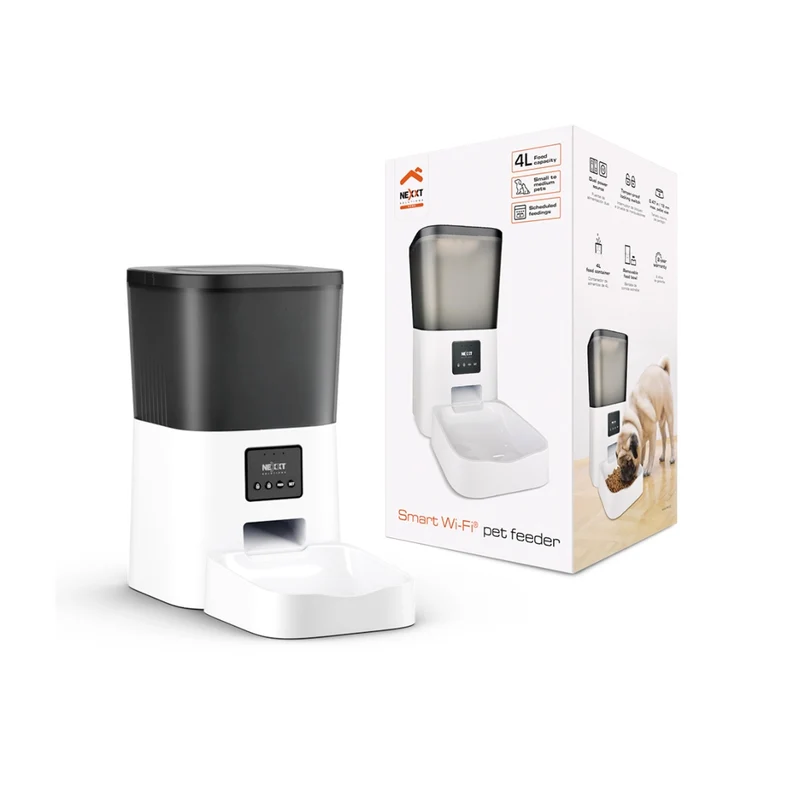 Nexxt Solutions Dispensador Inteligente de Alimento para Mascotas 4 Litros, NHA-P410