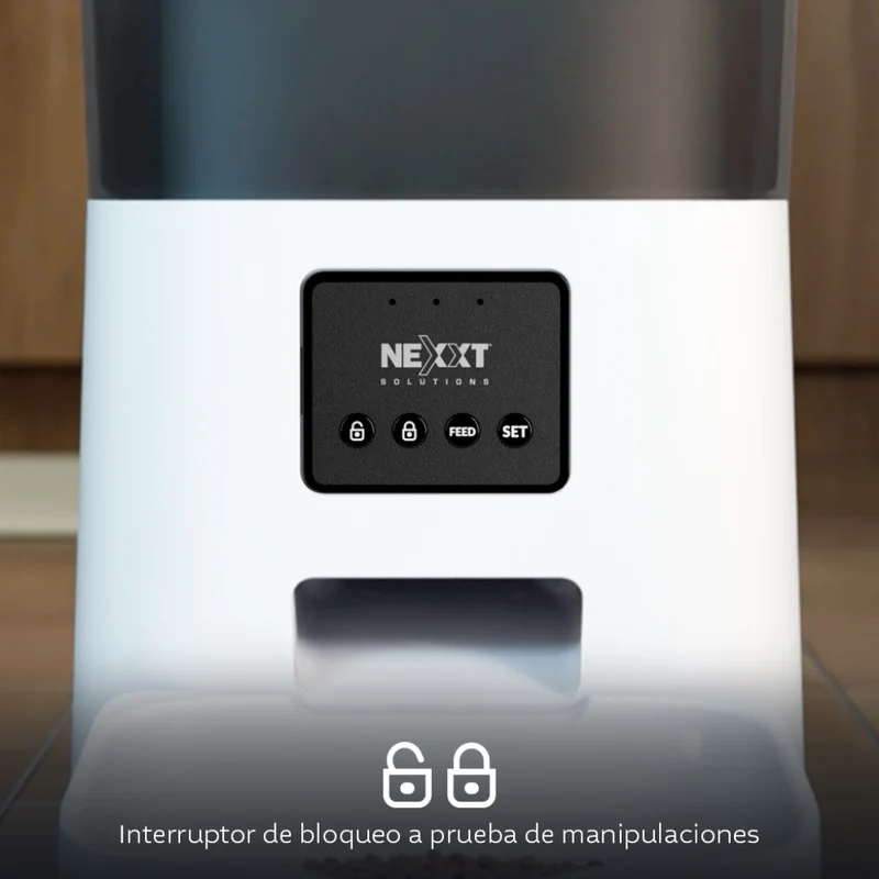 Nexxt Solutions Dispensador Inteligente de Alimento para Mascotas 4 Litros, NHA-P410