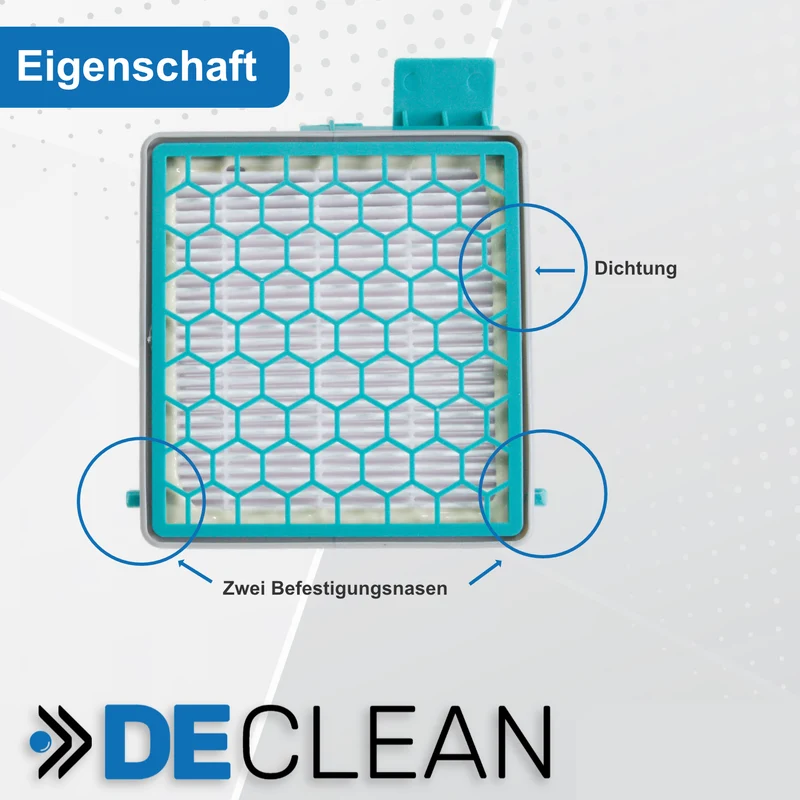 Filter kompatibel mit Miele CX1 Serie - AirClean 11639240 SF-HY60