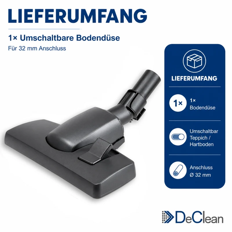 Bodendüse kompatibel mit Numatic 902072 Henry HVB160-12 Hetty Harry