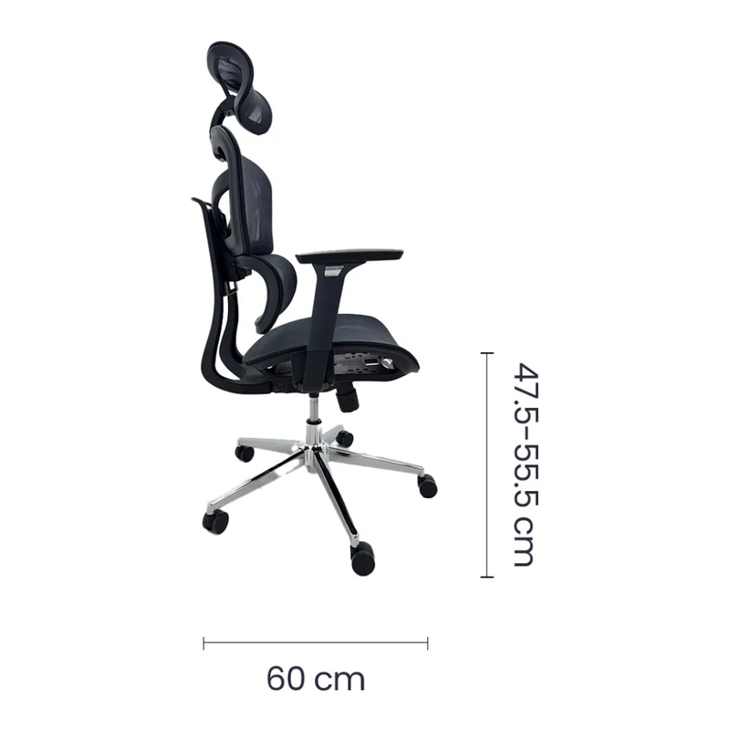 Tokoa Silla Ejecutiva Ergonómica con Cabecera/Reposabrazos (OS-2197)