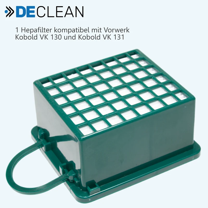 Set Geruchs Feinfilter kompatibel mit Vorwerk Kobold VK 130 131 EB 350 351