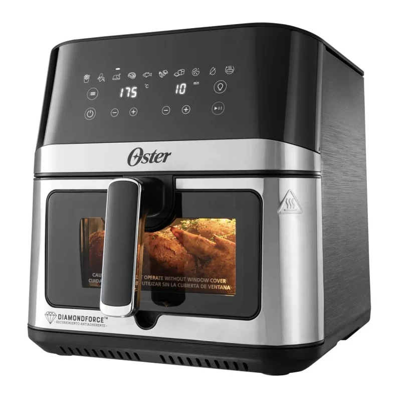 Oster Freidora de Aire Digital Diamondforce 7.5 Litros, CKSTAF75WDSSDF