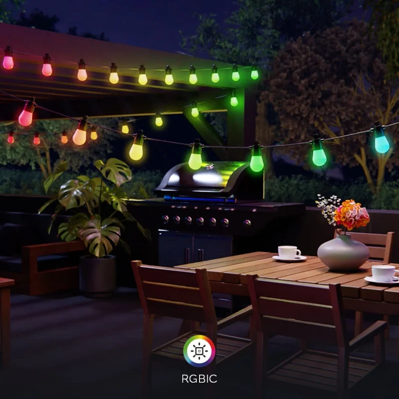 Nexxt Solutions Luces LED Guirnalda Smart Wifi, 14.6mts, NHB-O150