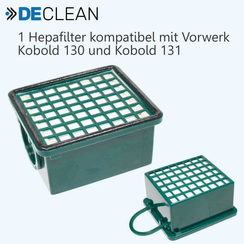HEPA-Filter kompatibel mit Vorwerk Kobold 130 131 Hygienefilter