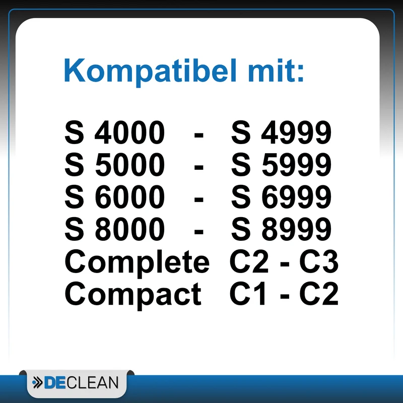 2 x Filter kompatibel mit Miele SF-AP50 für Staubsauger S8310 S8340 S8360