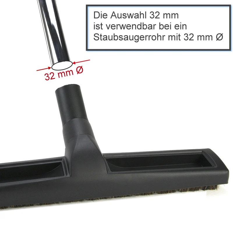 Bodendüse 32 mm passend für Staubsauger