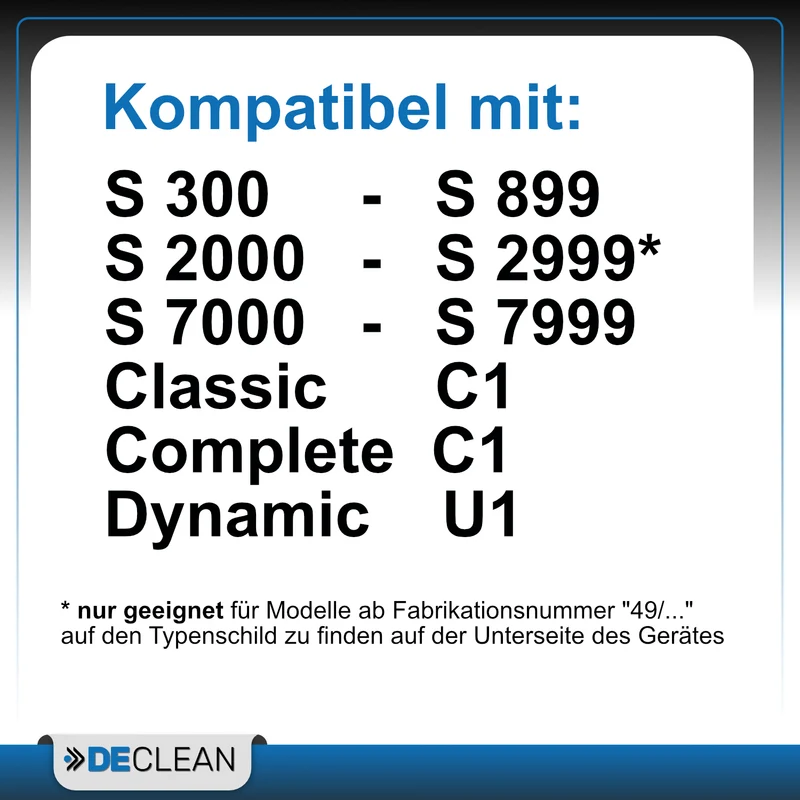 2 Filter kompatibel mit Miele SF-HA30 Classic C1,EcoLine,Cat & Dog
