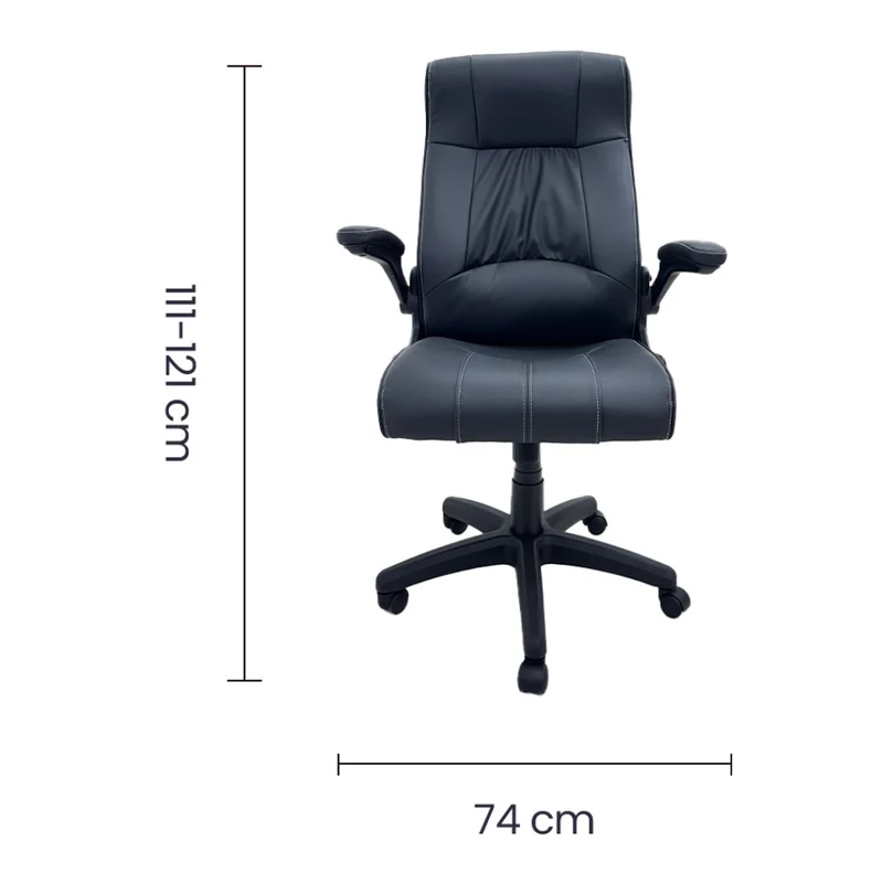 Tokoa Silla Ejecutiva de Vinilo con Reposabrazos (OS-2191)