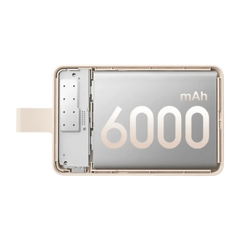 Xiaomi Power Bank Batería Externa Magnetic 6000 mAh GL, 58479