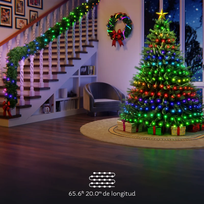 Nexxt Solutions Luces Navideñas Inteligentes 20 Metros, NHB-XL20