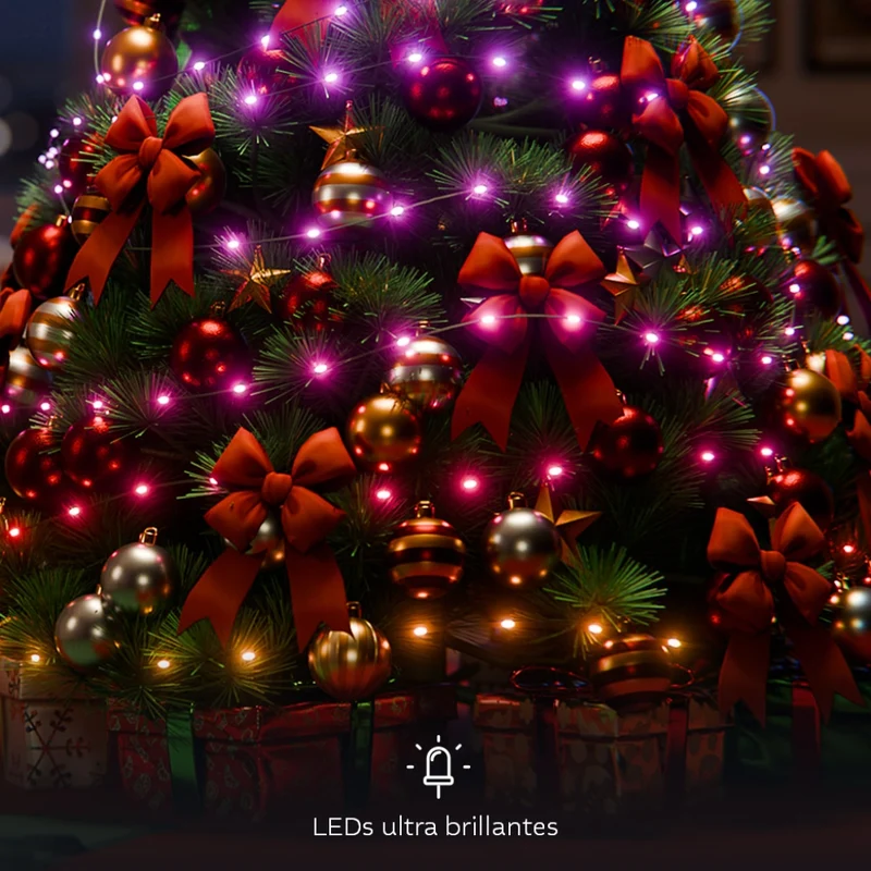Nexxt Solutions Luces Navideñas Inteligentes 20 Metros, NHB-XL20