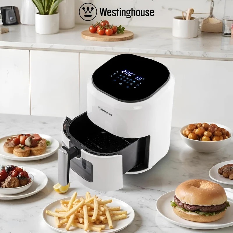 Westinghouse Freidora de Aire Digital Simple Life de 4,5 Litros WKAFGOT01WH, Caja Abierta