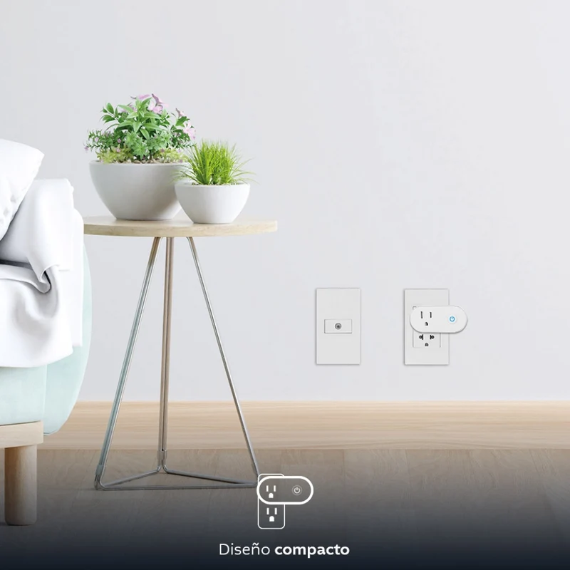 Nexxt Solutions Set Enchufe Inteligente Wi-Fi con Tecnología Matter, 2 Unidades