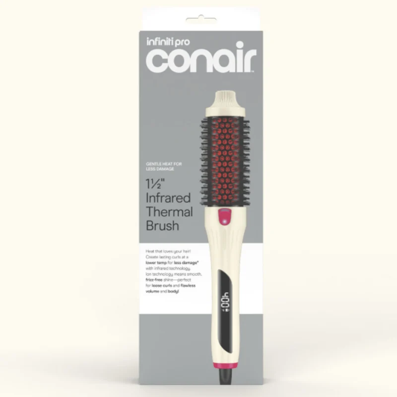 Conair Cepillo Eléctrico Térmico Infrarrojo LED para Cabello, BC99