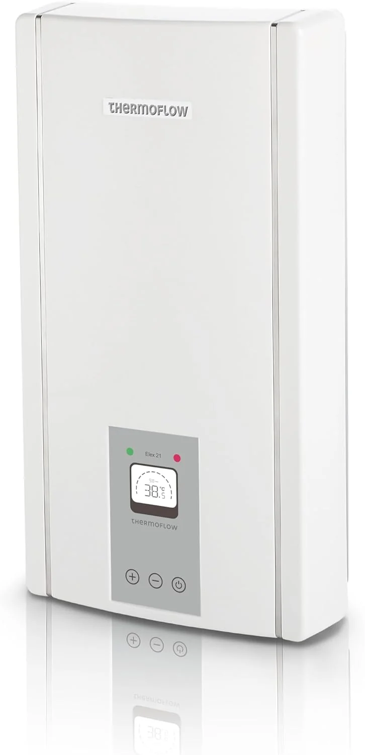 ThermoFlow Elex 18 Elektronischer Durchlauferhitzer für Dusche, Waschtisch, Badewanne, 18 kW 400V