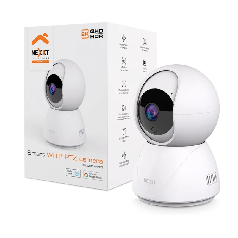 Nexxt Solutions Cámara Inteligente Motorizada Wi-Fi para Interior, NHC-IP11