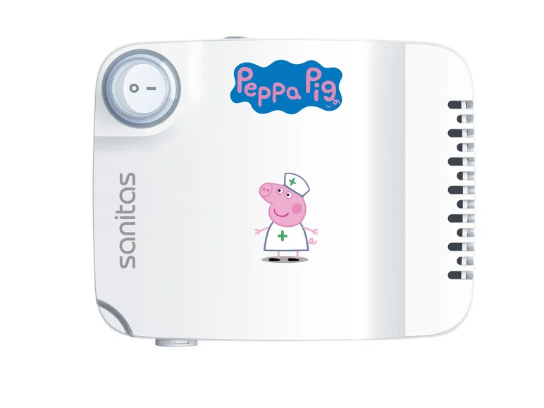 Sanitas Inhalator SIH 09 Peppa Pig Design für Erwachsene & Kinder incl. Zubehör