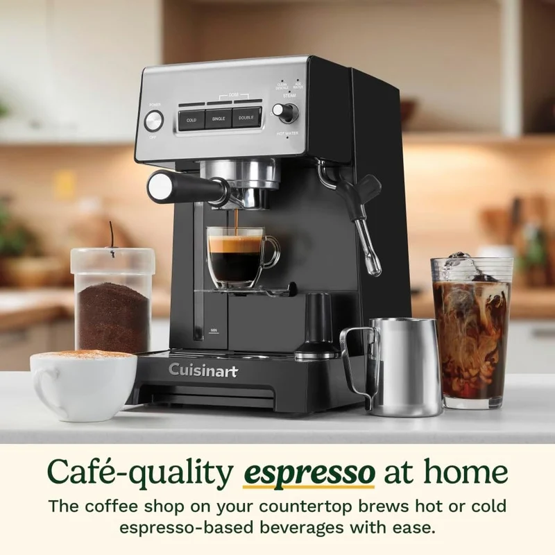 Cuisinart Máquina de Café Espresso Semiautomática Espresso Bar, EM-320