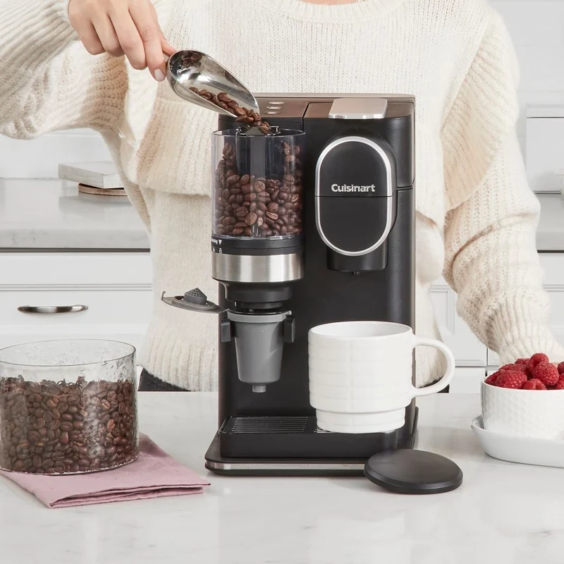 Cuisinart Coffee Maker Eléctrico con Moledor de Café 1 Taza (DGB2)