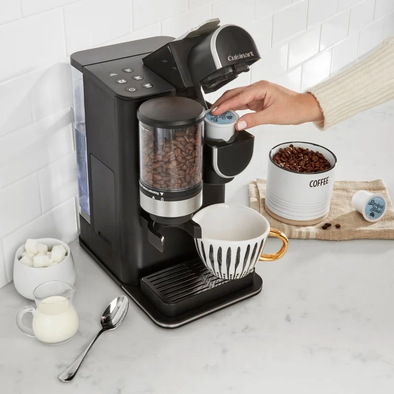 Cuisinart Coffee Maker Eléctrico con Moledor de Café 1 Taza (DGB2)