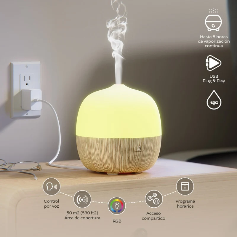 Nexxt Solutions Difusor de Aroma Smart Wi-Fi, NHA-A300