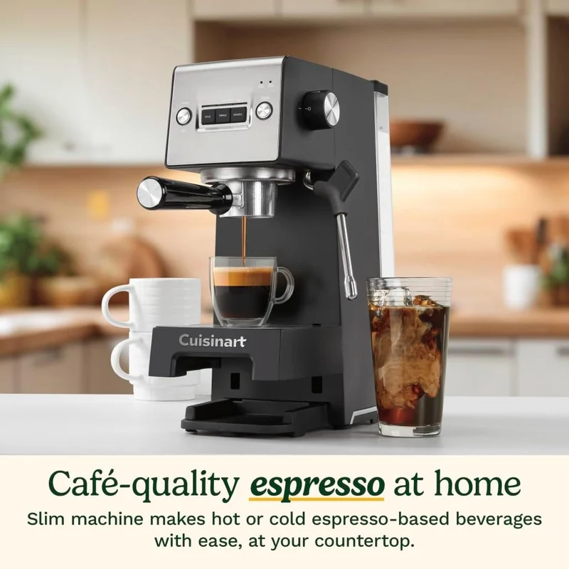 Cuisinart Máquina de Café Espresso Delgada Espresso Bar, EM-160