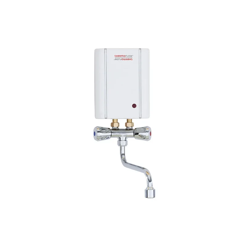 ThermoFlow Elex 3.5 + Armatur Obertisch Übertisch Mini-Durchlauferhitzer 3,5 Kw