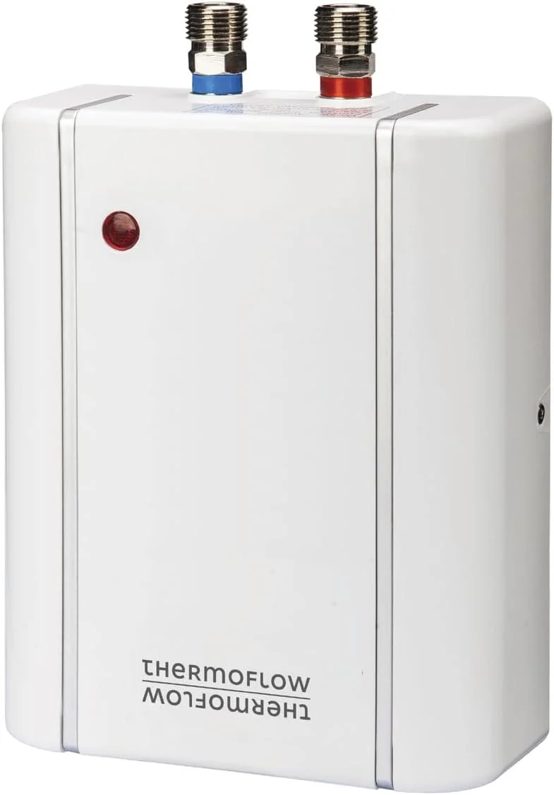 ThermoFlow Elex 3.5 + Armatur Obertisch Übertisch Mini-Durchlauferhitzer 3,5 Kw