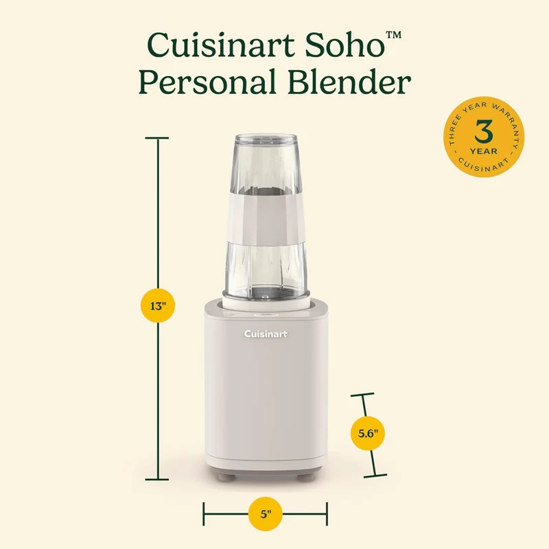 Cuisinart Licuadora Personal Compacta 710 ml Soho
