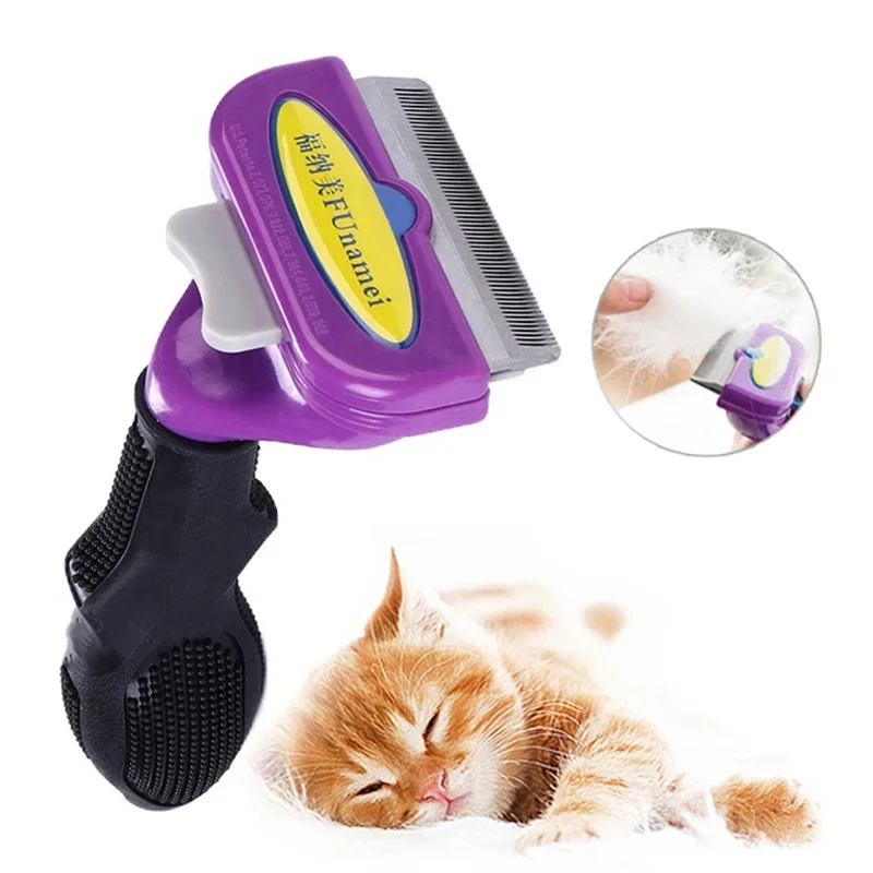 Haustier Bürste & Haarentferner – Katzen & Hunde Kamm zur Fellpflege und Massage