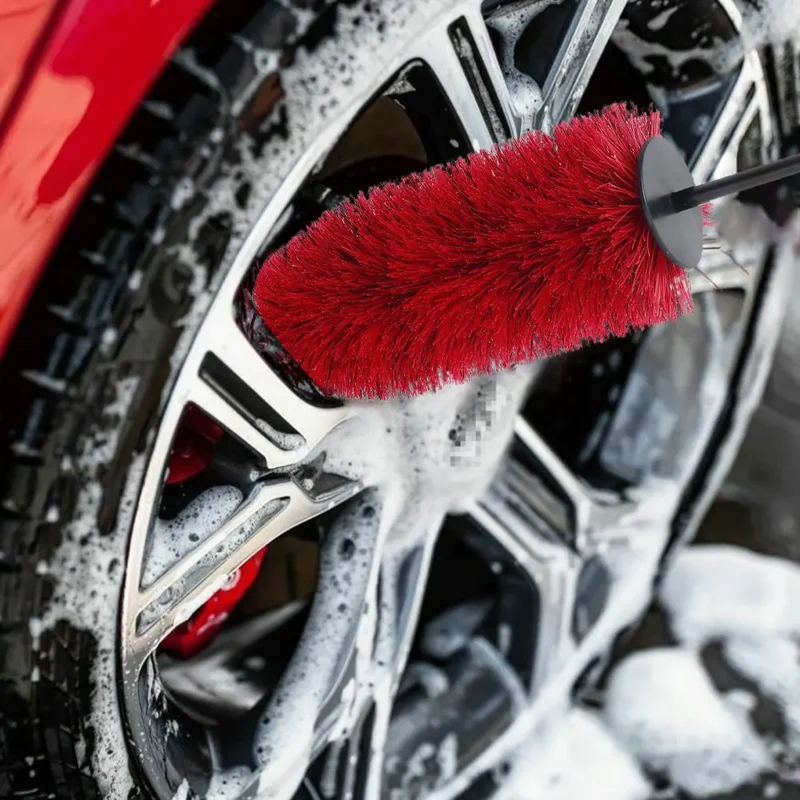 45cm Reifen- & Felgenbürste – Weiche Borsten für schonende Autopflege
