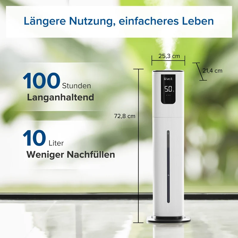 Levoit OasisMist 1000S Smarter Kaltnebel Luftbefeuchter für Große Räume