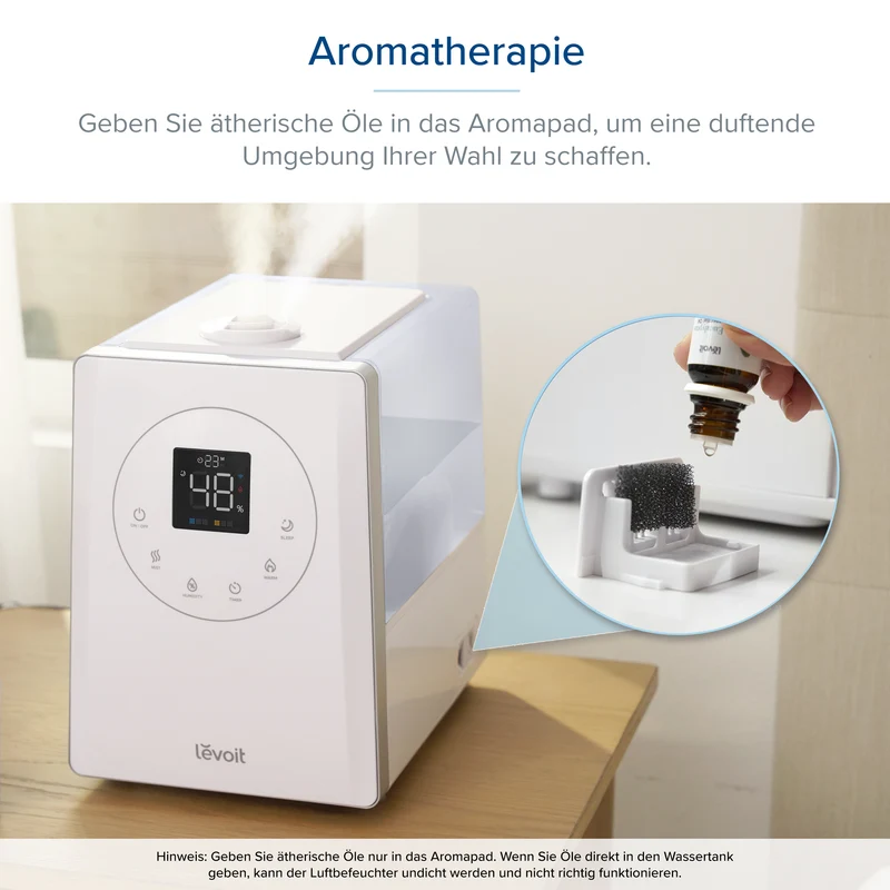 Levoit LV600S Smarter Luftbefeuchter mit Hygrometer