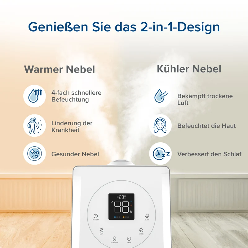 Levoit LV600S Smarter Luftbefeuchter mit Hygrometer