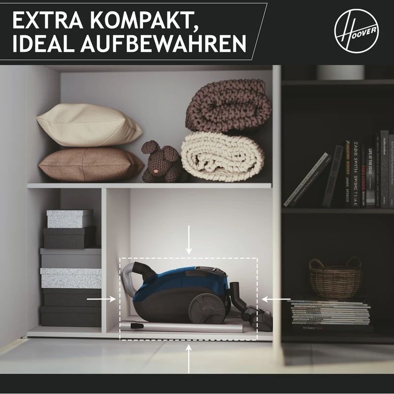 Hoover HE1 Bodenstaubsauger mit Beutel [HE110HM]