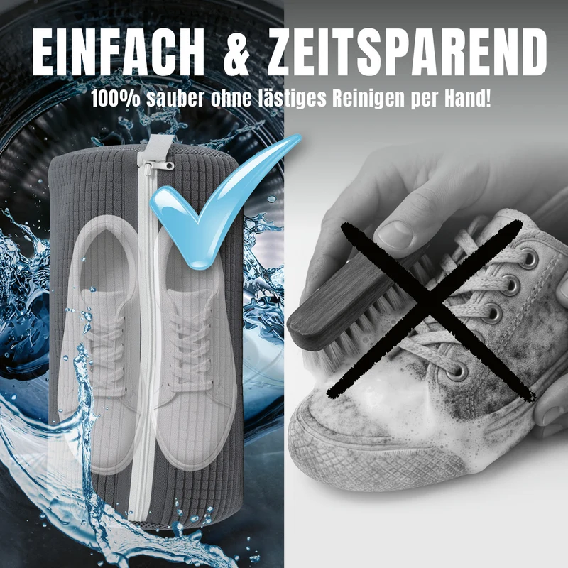 Schuhwaschbeutel – Wäschenetz für Schuhe