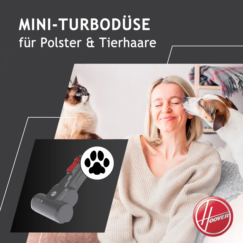 Hoover H-Free 100 PET Akku-Staubsauger [HF122GPT]